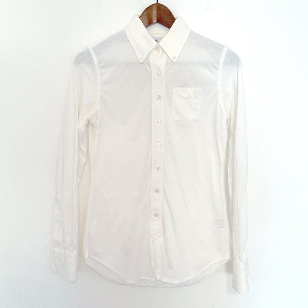 Brooks Brothers Black Fleece White Button-Up Shirt - Size 2/Small